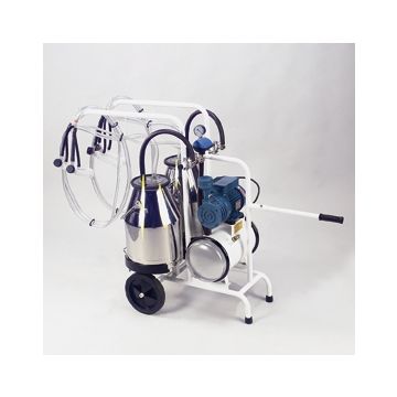 La machine à traire mobile pour chèvres (2 pots et 2 postes)
